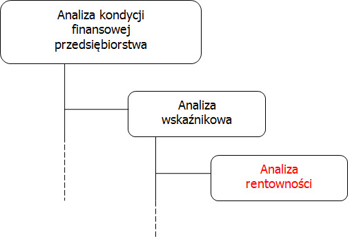 Miejsce analizy rentowności  w  ramach analizy finansowej